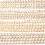  Perle de Cultura Albe Rotunde 8-11 x 8-11 mm - Piatra Elegantei Divine Margele Pentre Bijuterii