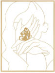 Mauro Ferretti Vas fali panel kezek arcra 60x1x80cm (0323430000)