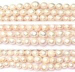  Perle de Cultura Albe Baroc 10-18 x 11-16 mm - Piatra Elegantei Divine Margele Pentru Bijuterii - concepttropic - 380,00 RON