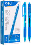 Deli Xtream Q21 golyóstoll - kék színben