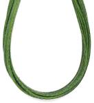 R. M. ékszer Vékony bőrszál zöld (010472RM07)