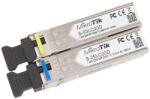 MikroTik S-3553LC20D - Kit - SFP (mini-GBIC) transceiver module - LC single-mode - up to 20 km (S-3553LC20D)