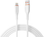 S-Link kábel - SL-X207E (2A, 12W, Gyorstöltés, Lightning, adat+töltőkábel, fehér) (37800)