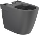 Roca Vas WC pe pardoseala Roca Ona Rimless 37x60 cm evacuare orizontala sau verticala, lipit de perete, negru mat (A342688080)