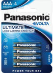 Panasonic EVOLTA LR03EGE/4BP 1, 5V AAA/mikro szupertartós alkáli elem 4 db/csomag (LR03EGE/4BP)