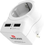 SKROSS átalakító, utazó, 2xUSB-A, EU - UK (1.500280) - securezone