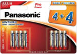 Panasonic LR03PPG/8BW 1, 5V AAA/mikro tartós alkáli elem 8 db/csomag (LR03PPG/8BW)