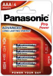 Panasonic LR03PPG/4BP 1, 5V AAA/mikro tartós alkáli elem 4 db/csomag (LR03PPG/4BP)