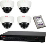  4 vari. dome kamerás HDCVI CP PLUS rendszer - securezone