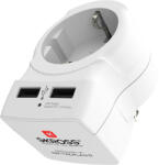 SKROSS csatlakozó átalakító az Egyesült Államokba, beépített USB töltővel (1.500281) - securezone