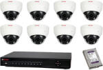  8 vari. dome kamerás HDCVI CP PLUS rendszer - securezone