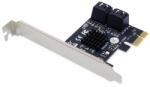 Conceptronic Bővítőkártya - EMRICK02G (PCIe x1 to 4x SATA III) (EMRICK03G) - securezone