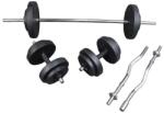 THEWAY Set greutati gantere si haltera 36 kg, TheWay Fitness