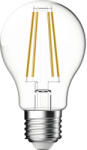 Flair Bec LED cu senzor crepuscular Flair E27 5W 806 lumeni, glob clar A60, lumină caldă (A60F7-CL-LS-4.9W)