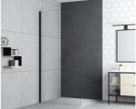 form&style Duș Walk In form&style MODENA, 100x195 cm, sticlă transparentă, profil negru mat (K282DB)