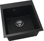 FAT Chiuvetă bucătărie fatgranit 1 cuvă FAT Avangard 224 51x46 cm fără picurător Black Metallic (224-1008) Chiuveta