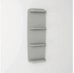 Devo Raft baie 34x94 cm PAL gri deschis Devo Oval 4 polițe (OV-PW4P34x94-P34)