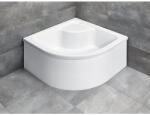 Radaway Cădiță de duș semirotundă Radaway Naxos A 90x90x41 mm acril alb SBA9941-1 (SBA9941-1)