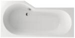 Radaway Cadă de baie asimetrică pe colț Radaway Kariteia 160x80x43 cm colț dreapta acril alb WA1-40-160x080P (WA1-40-160x080P)