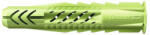 Fischer Befestigungssysteme Dibluri plastic fără șurub Fischer UX Green 6x35 mm, set 40 bucăți, cu guler (518885)