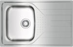 Teka Chiuvetă bucătărie inox 1 cuvă Teka UNIVERSE 79x50 cm cu picurător dreapta (115110016D) Chiuveta