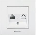 Panasonic Priză date RJ45 simplă Panasonic Karre Plus, alb, incl. ramă (P-KPCAL1.5)