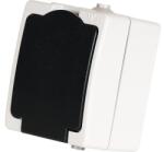 Starke Priză simplă cu împământare Starke IP54 alb, montaj aplicat (ST00239)