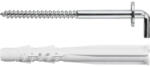 Tox Dübel Dibluri plastic cu cârlig Tox Pirat Longbird 8x80 mm, pachet 2 bucăți (51701421)