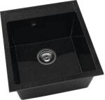 FAT Chiuvetă bucătărie granixit 1 cuvă FAT Avangard 224 51x46 cm fără picurător Galaxy Black (224-422) Chiuveta