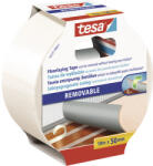 tesa Bandă pentru pardoseli tesa® îndepărtare fără reziduuri, albă 50 mm x 10 m (55731-00021-11)