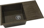 FAT Chiuvetă bucătărie granixit 1 cuvă FAT Avangard 228 49x80 cm cu picurător Sandstone reversibilă (228-349) Chiuveta