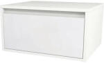 Devo Dulap bază lavoar baie suspendat Devo Cristal 2.0 60x32 cm PAL alb sertar cu închidere lentă (PO2-SU1S60x32-P36)