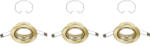 Briloner Spoturi LED încastrate Briloner Ring GU10 max. 1x35W Ø86 mm, alamă, pachet 3 bucăți (7110-037)