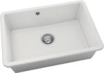 FAT Chiuvetă bucătărie fatgranit 1 cuvă FAT Avangard 236 46x66 cm fără picurător Pure White (236-1000) Chiuveta