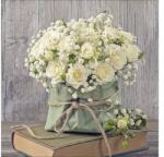 Pure Living Tablou sticlă Pure Living Serious Bunch Of Roses 20x20 cm (GLA1814D)