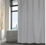 MSV Perdea de duş MSV Textil 120x200 cm gri deschis (149554) Perdea de dus