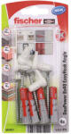 Fischer Befestigungssysteme Dibluri plastic cu cârlig Fischer DuoPower EasyHook 8x40 mm, 4 bucăți (557917)