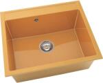 FAT Chiuvetă bucătărie marmură compozită 1 cuvă FAT Avangard 227 51x60 cm fără picurător Orange (227-16) Chiuveta