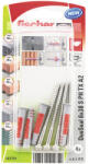 Fischer Befestigungssysteme Dibluri plastic cu șurub Fischer DuoSeal 6x38 mm, 4 bucăți (557731)