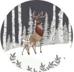 Komar Fototapet rotund autoadeziv Komar DD1-014 Disney Bambi Great Prince Ø 125 cm (DD1-014)