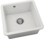 FAT Chiuvetă bucătărie fatgranit 1 cuvă FAT Avangard 222 46x46 cm fără picurător Pure White (222-1000) Chiuveta