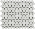 MIRAVA Mozaic ceramic MIRAVA Hexagon alb mat 29, 6x25, 8 cm (HBW008)