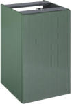 Jungborn Dulap bază lavoar baie suspendat Jungborn NONUS 40 cm PAL verde mat 1 coș rufe (169411)