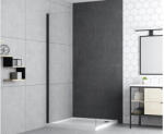 form&style Duș Walk In form&style MODENA, 80x195 cm, sticlă transparentă, profil negru mat (K282BB)