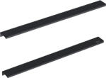 Roca Mânere pentru mobilier baie Roca Elegance 60 cm, metal, negru, set 2 bucăți (A816991485)