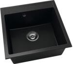 FAT Chiuvetă bucătărie fatgranit 1 cuvă FAT Avangard 225 51x51 cm fără picurător Black Metallic (225-1008) Chiuveta