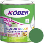 KÖBER Email lucios pe bază de apă Ecolux Kolor Köber verde RAL 6016 0, 6 l (V826016L-C0.6L)