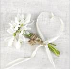 Pure Living Tablou sticlă Pure Living White Spring I 30x30 cm (GLA1067A)
