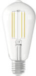 Calex Bec LED variabil Calex E27 7W 806 lumeni, glob pară ST64, conexiune WiFi, Tuya Smart (429113)