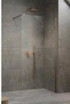 Radaway Duș Walk In Radaway Modo New II, 100x200 cm, sticlă securizată transparentă, profil cupru periat (389104-93-01)